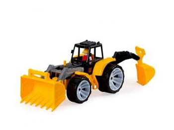 Іграшка "Трактор BAMS 0" чорна кабіна 007/15 G-Rich