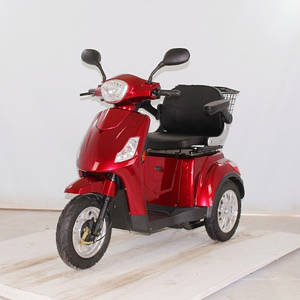 Скутер на акумуляторі триколісний електричний для дорослих та підлітків SN-ES01 35 км/год червоний