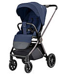 Дитяча універсальна коляска CARRELLO Ultra CRL-6525 (2in1) Morning Blue з прогулянковим блоком Синій, фото 6