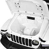 Дитячий електромобіль на акумуляторі Jeep M 4176 з пультом радіокерування для дітей 3-8 років Білий, фото 7