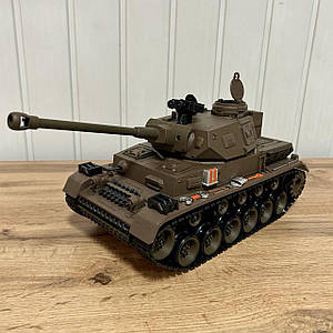 Дитячий танк на радіокеруванні Brother Tank Пантера . Світло, звук, стріляє пульками