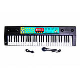 Дитяче піаніно-синтезатор G192703-HS-6189A 61 клавіша та мікрофон, фото 3