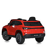 Дитячий електромобіль на акумуляторі Mercedes EQA250 M 5027 з пультом р/у для дітей 3-8 років Червоний, фото 3