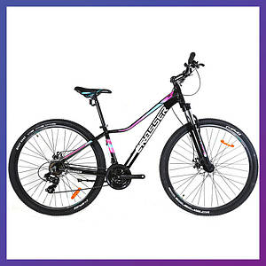 Велосипед гірський двоколісний однопідвісний алюмінієвий Corso Fiaro 73228 27.5 дюйма 19" рама білий