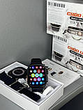 Розумний смарт-годинник Smart Watch C800 ULTRA 2 bluetooth крокоміром пульсометром тонометром лічильник калорій Оранж, фото 3