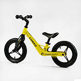Дитячий біговел велобіг на магнієвій рамі 12 дюймів Corso 46563 Жовтий, фото 2