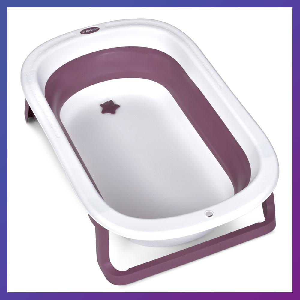 Дитяча ванна складана на ніжках El Camino ME 1152 BASIC Pink Рожевий