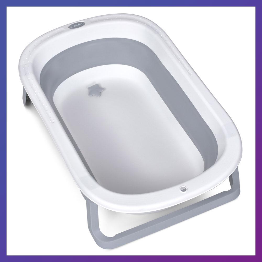 Дитяча ванна складана на ніжках El Camino ME 1152 BASIC Сірий, фото 1