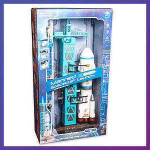 Дитячий іграшковий набір космічна станція CF80001 Ракета пусковою установкою