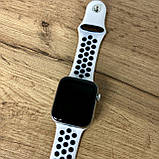 Набір 3 в 1 Розумний смарт-годинник + бездротові навушники + змінний ремінець Basic T55 Pro Max Сірий, фото 8