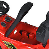 Дитяча каталка-толокар 2в1 Bambi Racer M 5728 з батьківською ручкою Червоний, фото 4