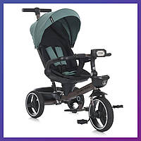 Дитячий триколісний велосипед коляска Turbo Trike MT 1002-4 з батьківською ручкою Зелений