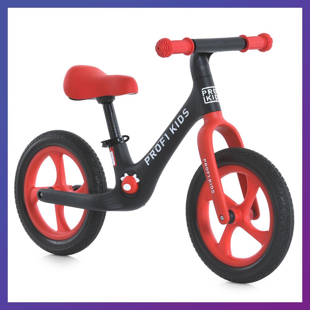 Дитячий біговел велобіг на нейлоновій рамі 12 дюймів PROFI KIDS MBB 1009-1 Чорний, фото 1