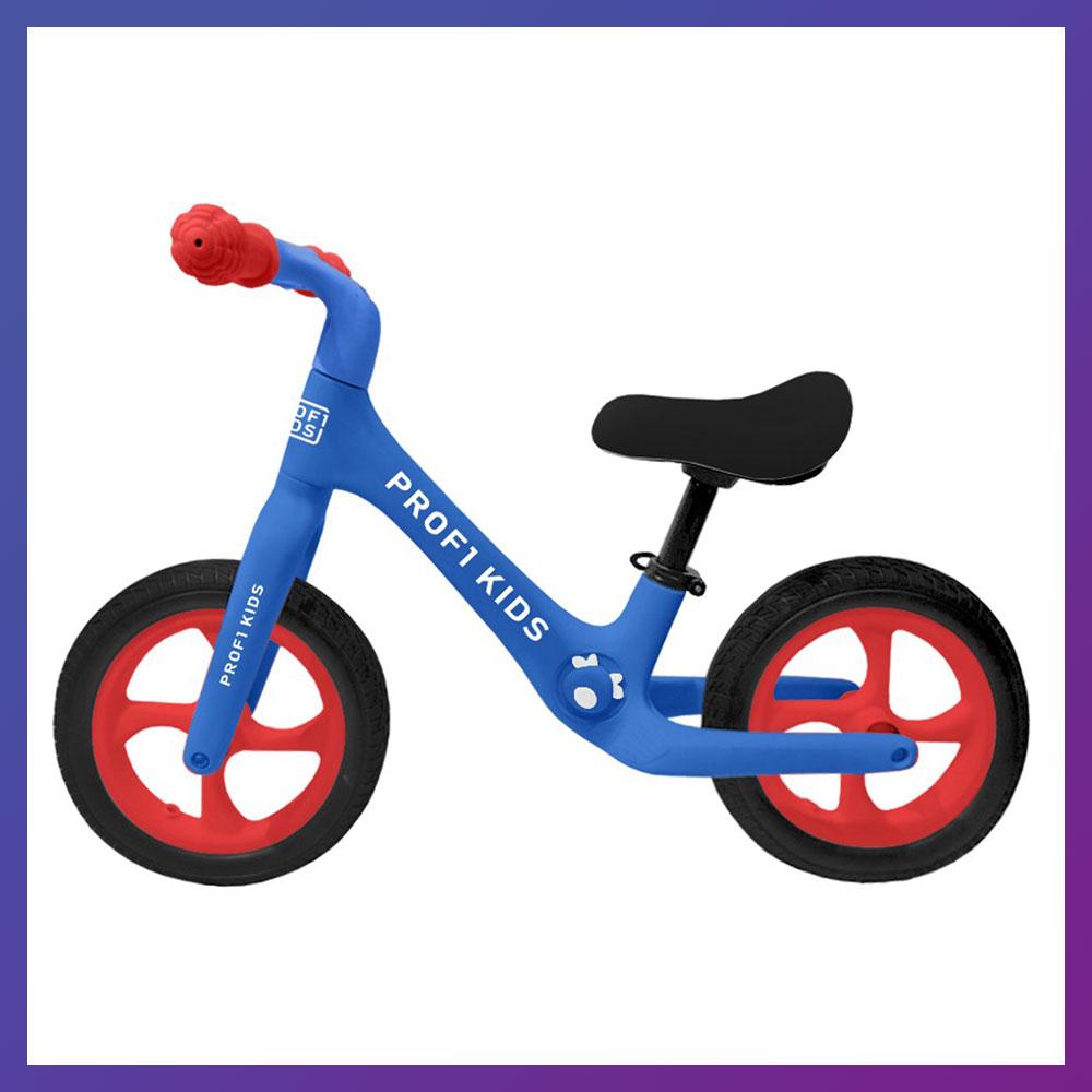 Дитячий біговел велобіг на нейлоновій рамі 12 дюймів PROFI KIDS MBB 1009-2 Синій, фото 1
