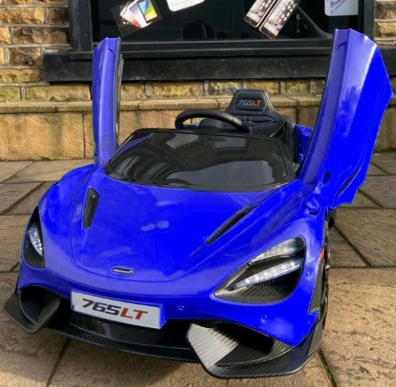Дитячий електромобіль на акумуляторі McLaren M 5726 на радіокеруванні для дітей 3-8 років Синій