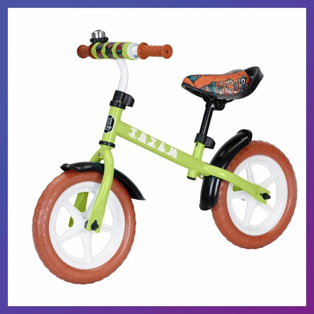Дитячий біговел велобіг на EVA колесах 12 дюймів BALANCE TILLY 12 Totem T-212530 Хакі