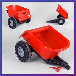 Причіп до педальних тракторів Pilsan Trailer 07-295 Червоний