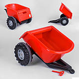 Причіп до педальних тракторів Pilsan Trailer 07-295 Червоний, фото 2