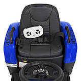 Дитячий електромобіль Трактор із причепом на радіокеруванні Bambi M 4479 Синій, фото 9