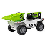 Дитячий електромобіль на акумуляторі Самоскид JS3198 з пультом радіокерування для дітей 3-8 років Білий, фото 4