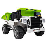 Дитячий електромобіль на акумуляторі Самоскид JS3198 з пультом радіокерування для дітей 3-8 років Білий, фото 7