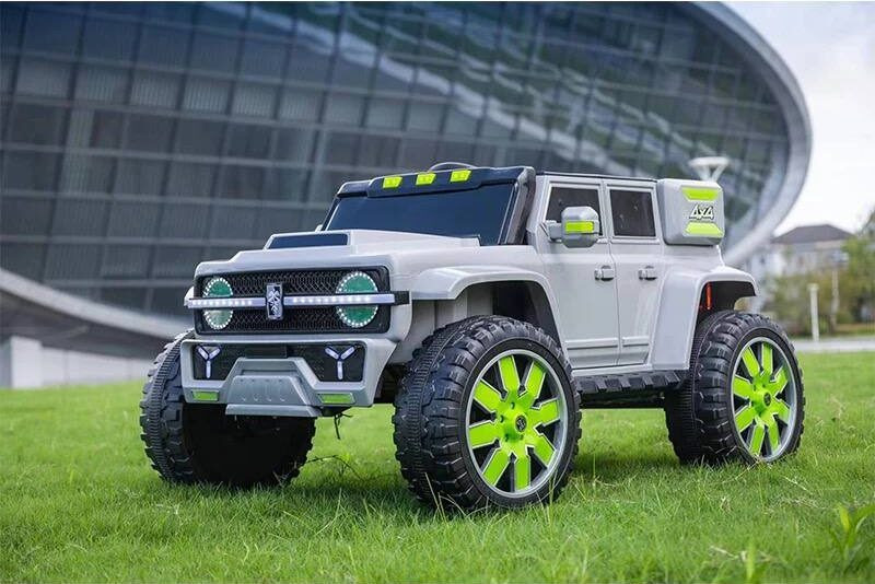 Дитячий електромобіль на акумуляторі Баггі Wrangler з пультом радіокерування для дітей 3-8 років Сірий