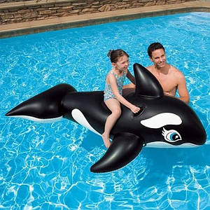 Надувний пліт для плавання Косатка з ручками 193х119 см Intex 58561