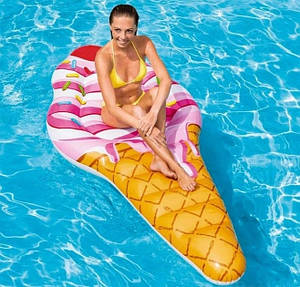Надувний пліт для плавання Морозиво 224х107 см Intex 58762