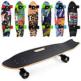 Дитячий скейтборд iTrike MS 3390 дошка 71 см колеса PU зі світлом діаметр 7 см, фото 7