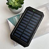 Повербанк сонячна батарея 10000 mAh Портативна батарея від сонця + Подарунок, фото 4