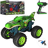 Дитяча машинка на радіокеруванні Джип 333-19101 джип динозавр гумові колеса 44 см 1:10, фото 2