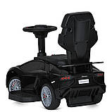 Дитяча електро каталка-толокар Lamborghini M 5777 світлові та звукові ефекти Чорний, фото 6