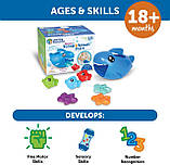 Розвиваючий набір для ванни Акула Стів (7 шт) від Learning Resources, фото 7