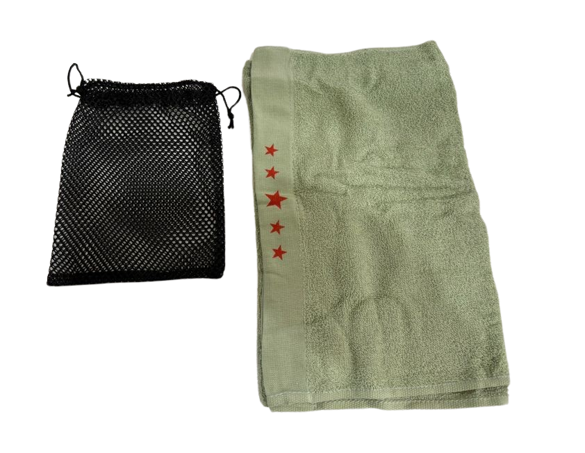 Туристичний дорожній рушник з чохлом Solve Олива KT6000041, розмір 80 x 33 см   peremogaua, фото 1
