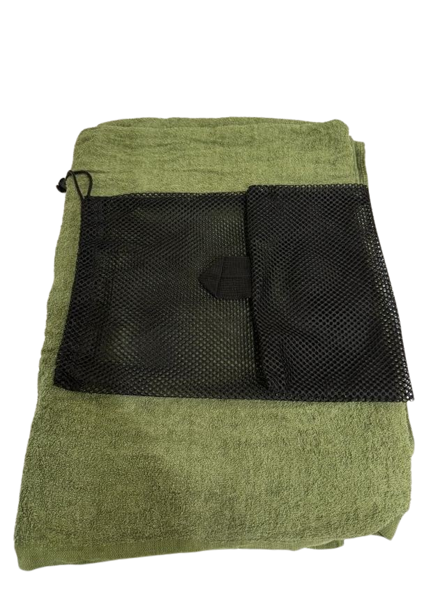 Рушник дорожній туристичний із чохлом Solve Олива KT6000051, розмір 140 x 200 см   peremogaua, фото 1