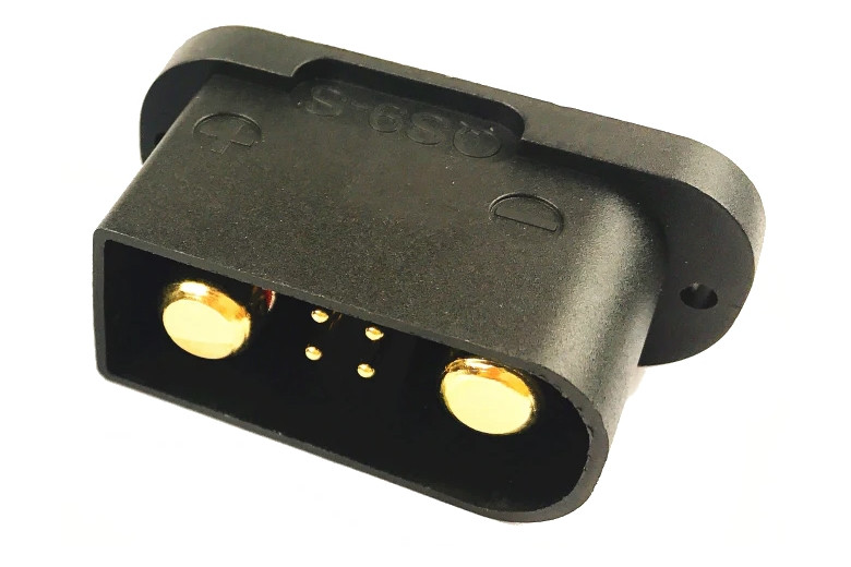 Конектор QS9-S Male (чорний), фото 1