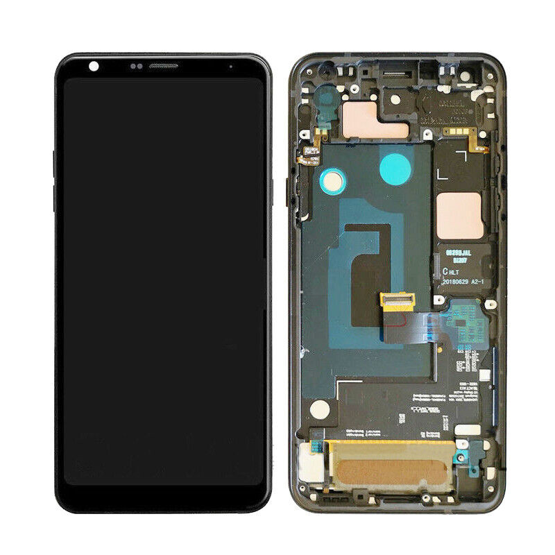 Дисплей LG Q610 Q7 у зборі із сенсором і рамкою black (оригінал переклей)