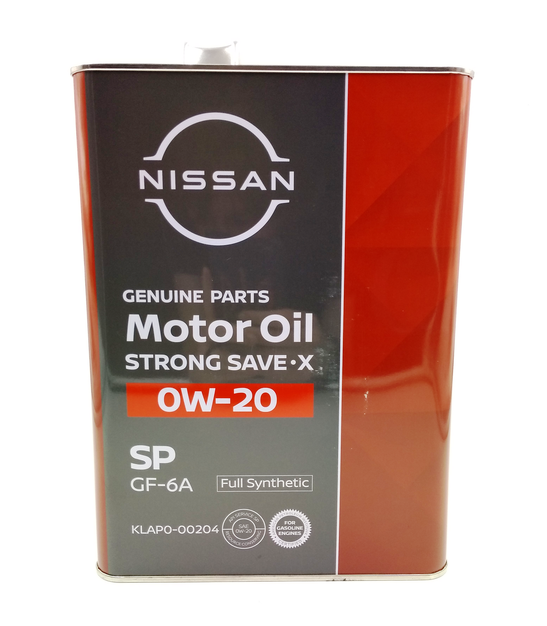 Оригінальне синтетичне моторне мастило Ніссан 0W-20 4л KLAP0-00204