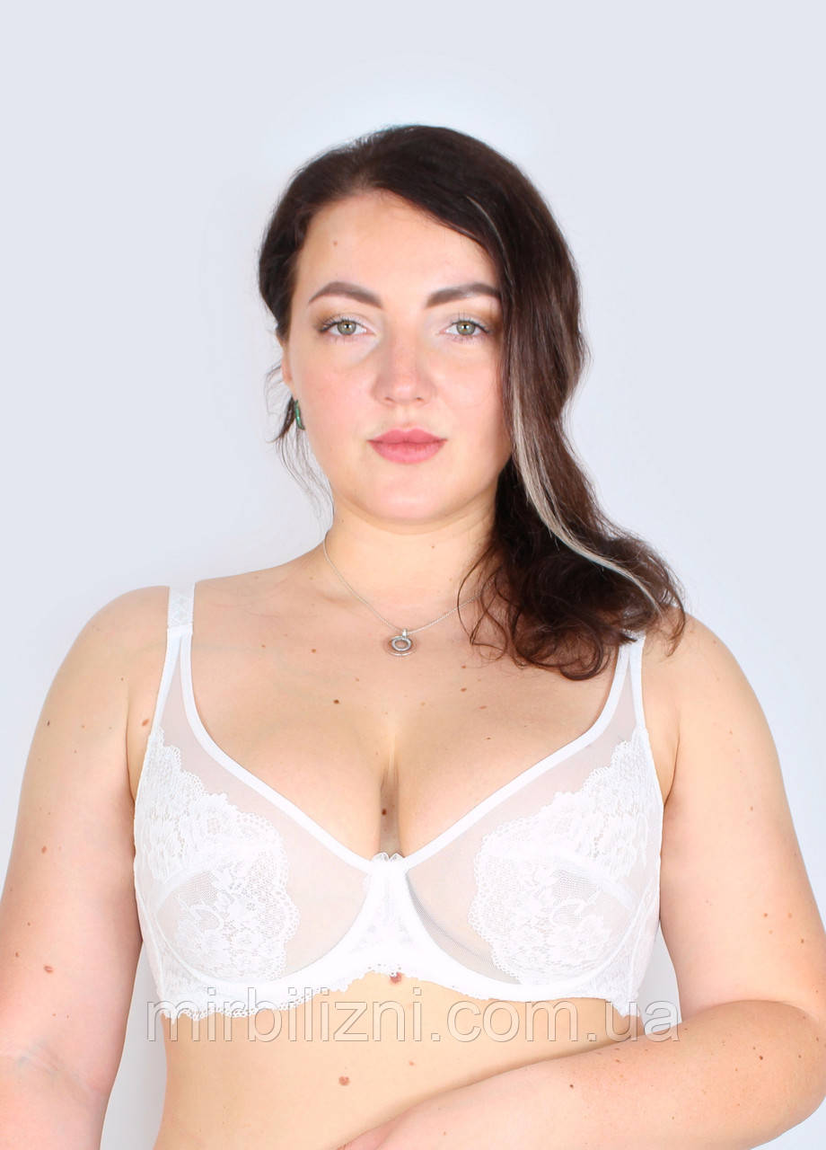Бюстгальтер Acousma білий, арт.6486 (м'яка чашка, на кісточках)