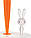 Тримач для паперових рушників Alessi Bunny&Carrot White 16х20,2х29,4 см, фото 3