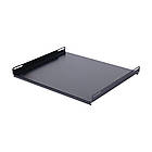 Серверна полиця NVC-600D/SH Black для комутаційної шафи глибиною 600 мм (25-00075)