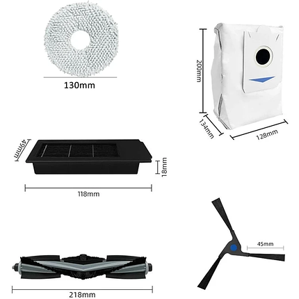 Фільтр ( 2шт. ) для робота-пилососа Ecovacs Deebot Ozmo X2, фото 4