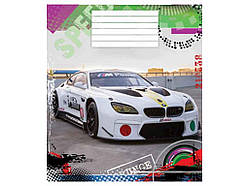 Зошит в лінію 48арк. 16шт/уп арт.3385л Швидкість ТМ МРІЇ ЗБУВАЮТЬСЯ