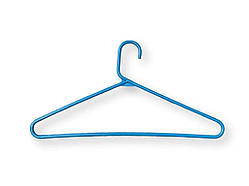 Вішалка 43см економ кольоровий пластик ТМ YEMETS