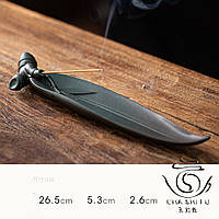 Підставка для пахощів, курильниця "Бамбуковий лист"