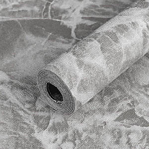 Миючі декоративні самоклеючі шпалери чорний мармур 2800х450х1,8мм (SW-00000730)