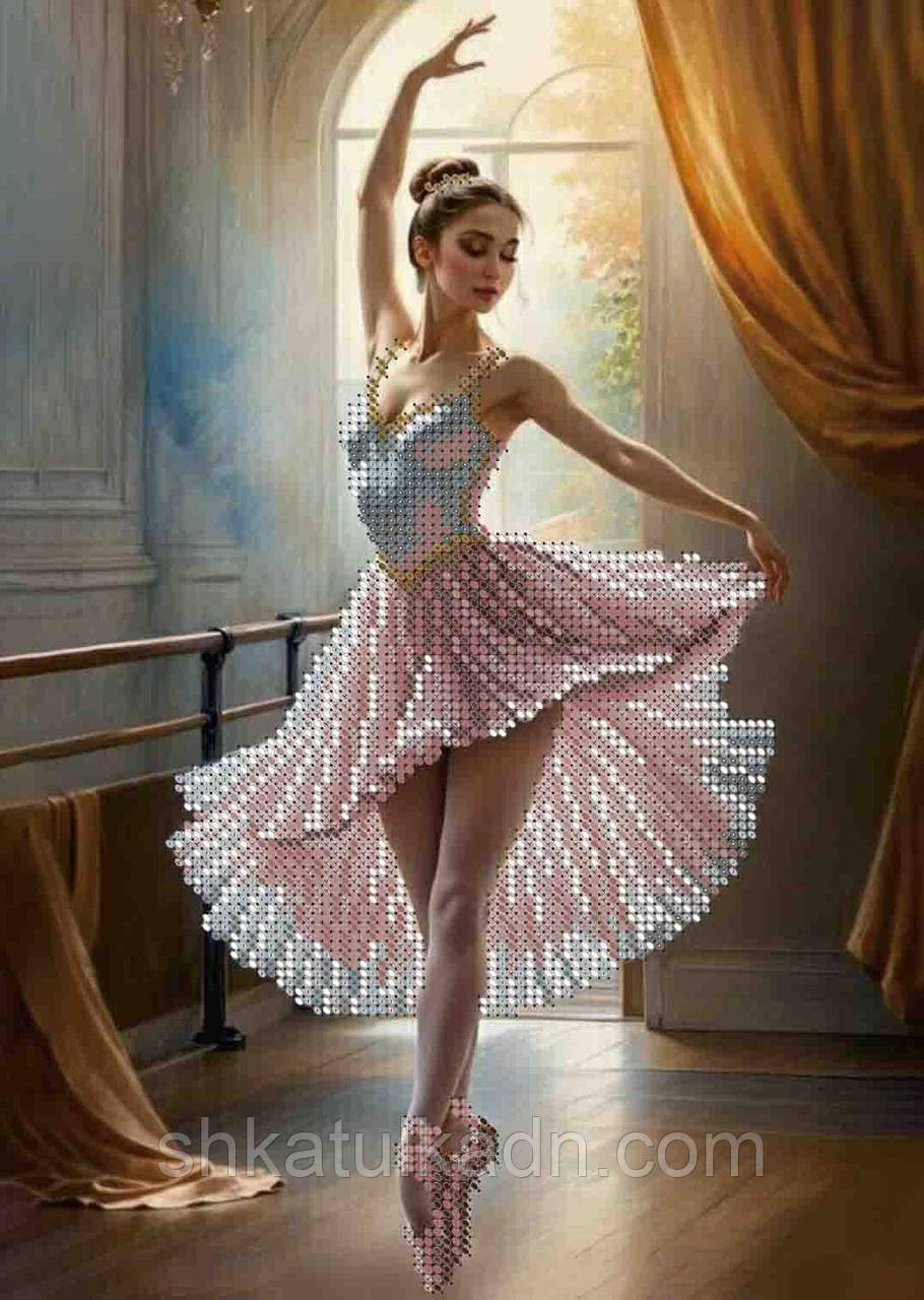Схема для вышивки бисером Балерина