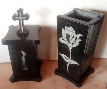 Ваза і лампадка "Кам'яна Вічність"