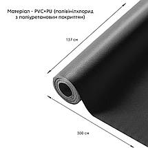 Самоклеюча екошкіра у рулоні 1.37*3m*0.5mm BLACK (D) SW-00001413, фото 2