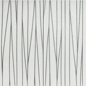 Декоративні 3д панелі для стін що миються срібні стрічки 700х700х5мм Самоклеючі 3 D панелі